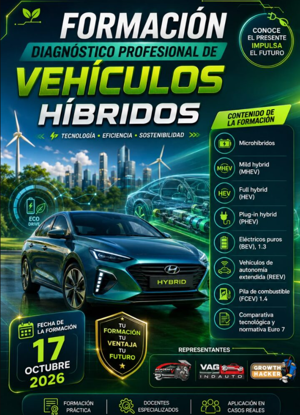 FORMACIÓN DE VEHÍCULOS HÍBRIDOS & ELÉCTRICOS TEÓRICO